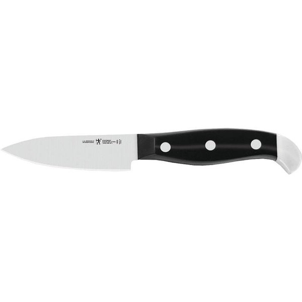 Henckels International Statement Series Paring Knife, Stainless Steel Blade, Black Handle, FineEdge Blade 13540-083